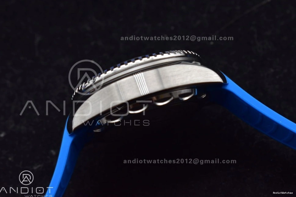 6000M Deep 1:1 Dial A Ultra TF Best Bezel Edition SS Ceramic Seamaster on Blue Rubber Strap White 1078 Black Versatile 0404